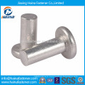 DIN aluminium steel flat head solid rivets